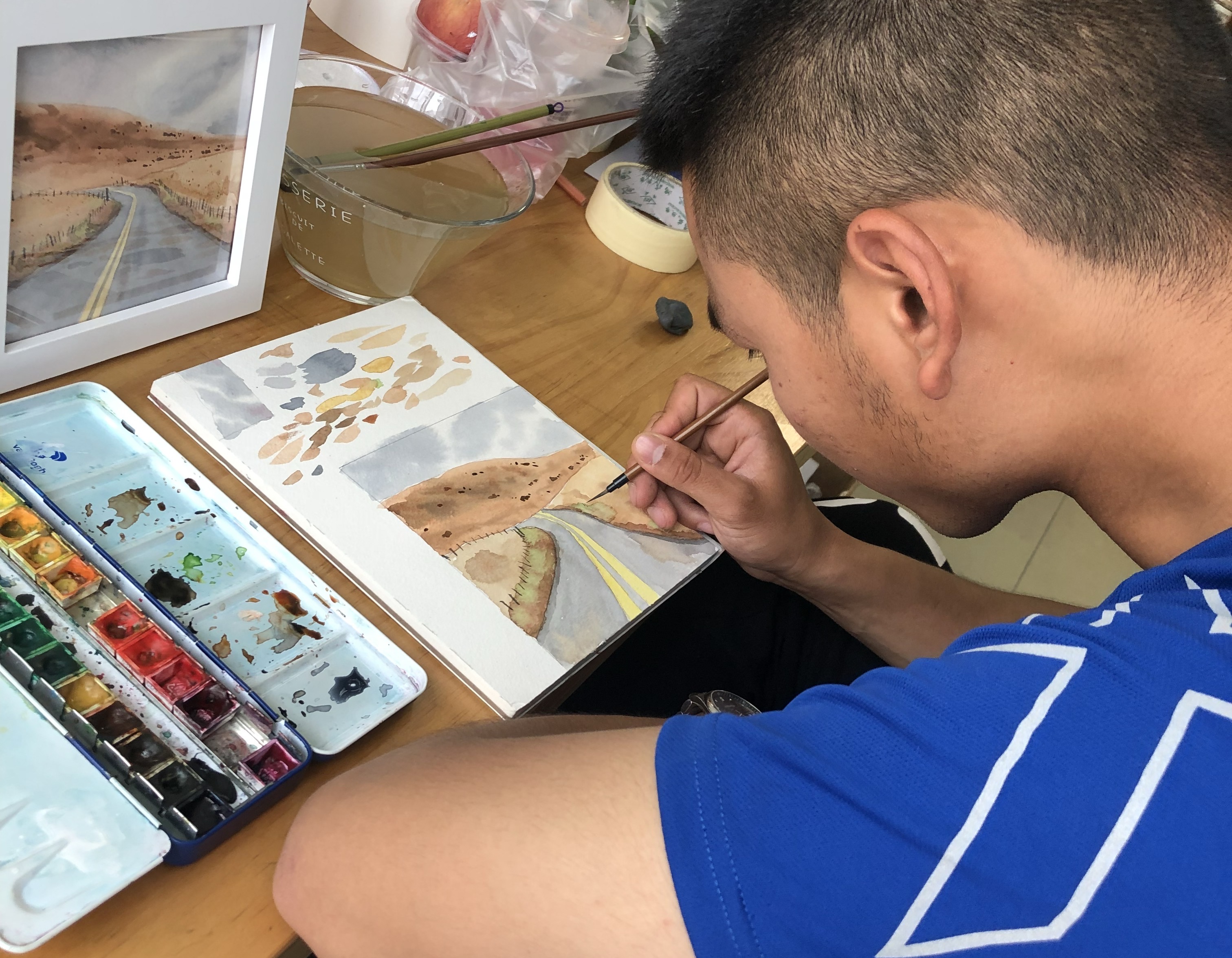水彩作品